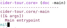 REPL - doc function